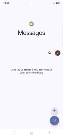Press the profile icon.