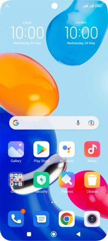 The missed calls icon shows that you have one or more missed calls.