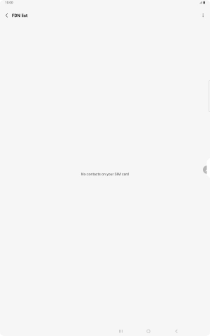 Press the menu icon.