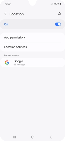 Press App permissions.