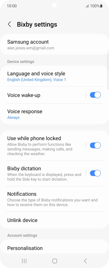 Follow the instructions on the screen to select the required settings. Follow the instructions on the screen to select the required settings.