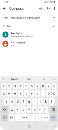 Press the required contact.