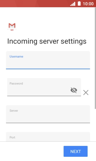 Press the field below 