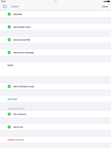 Press link contacts....