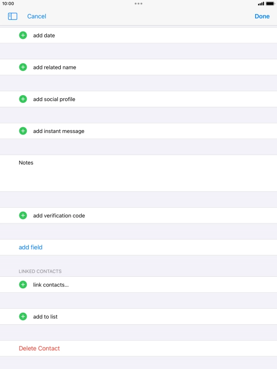 Press link contacts....