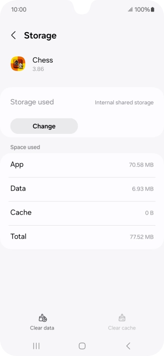 Press the Home key to return to the home screen.