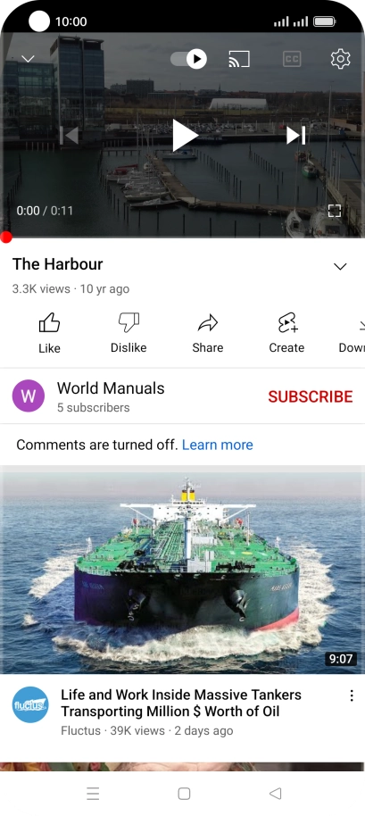 Press the Home key to return to the home screen. Press the Home key to return to the home screen.