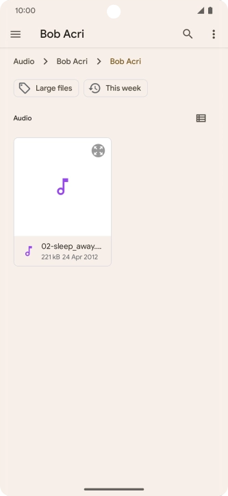 Press the required ring tone to add it to the list of ring tones.