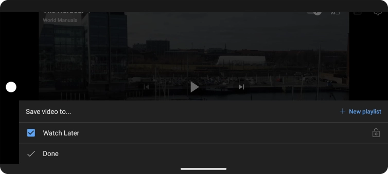 Press the required playlist.