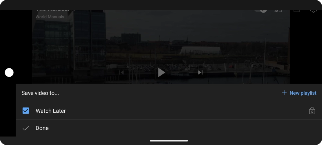 Press the required playlist.