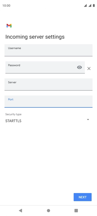Press the drop down list below 