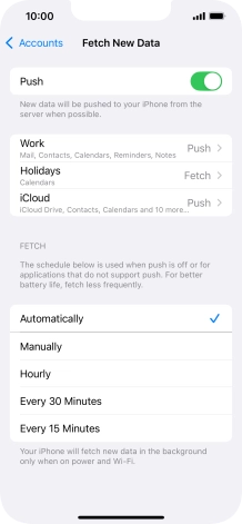 Press the indicator next to Press the indicator next to