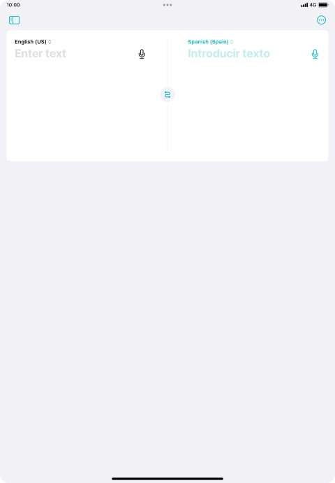 Press the first drop down list.