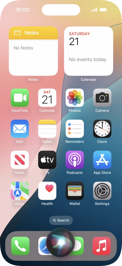 Say, in your own words, what you would like your phone to do, e.g.: CAMERA, CALL [contact], SEARCH THE WEB FOR [information].