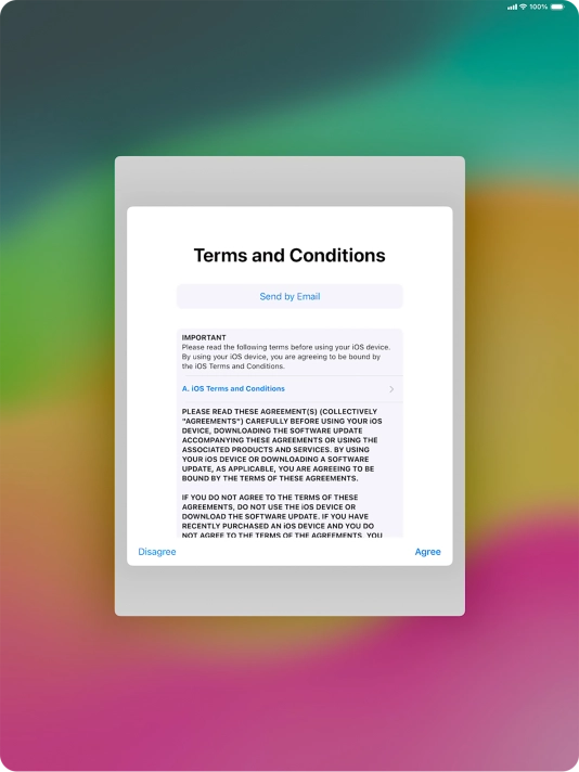 Press Agree. Press Agree.