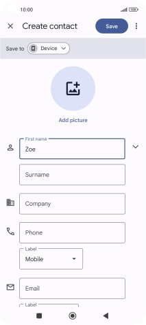 Press Surname and key in the required last name.