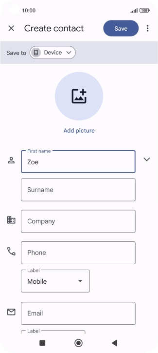 Press Surname and key in the required last name.