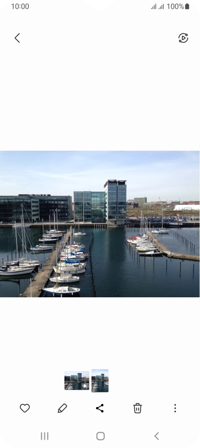 Press the Home key to return to the home screen.