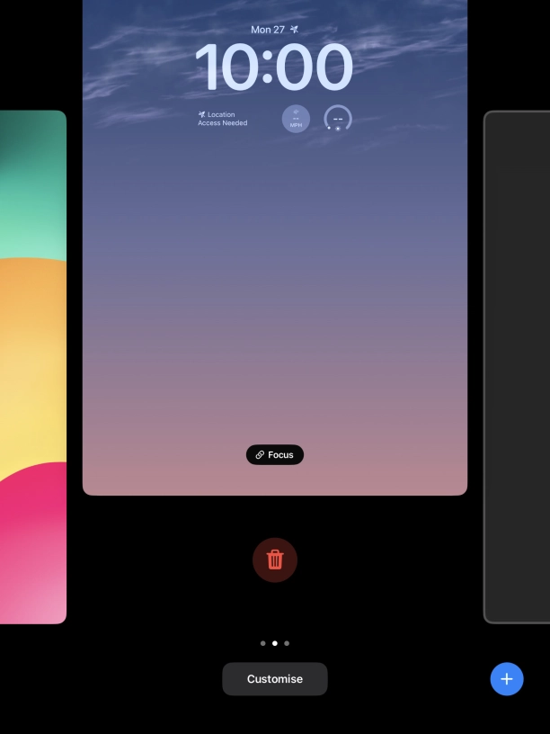 Press the delete icon. Press the delete icon.