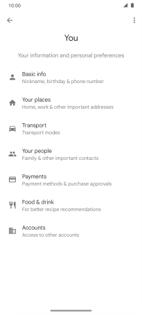 Press Basic info and follow the instructions on the screen to select phone owner settings. Press Basic info and follow the instructions on the screen to select phone owner settings.