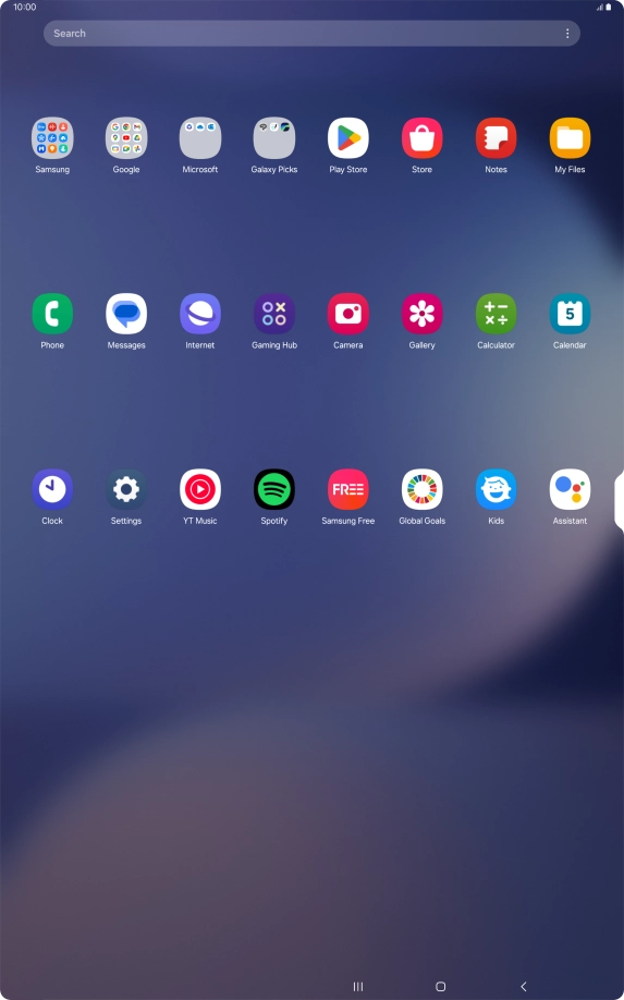 Press Samsung. Press Samsung.