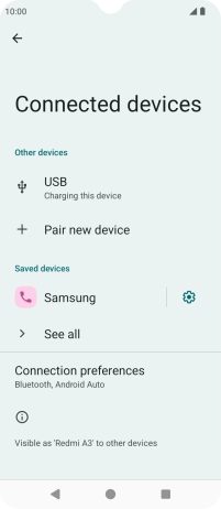 Press the Home key to return to the home screen.