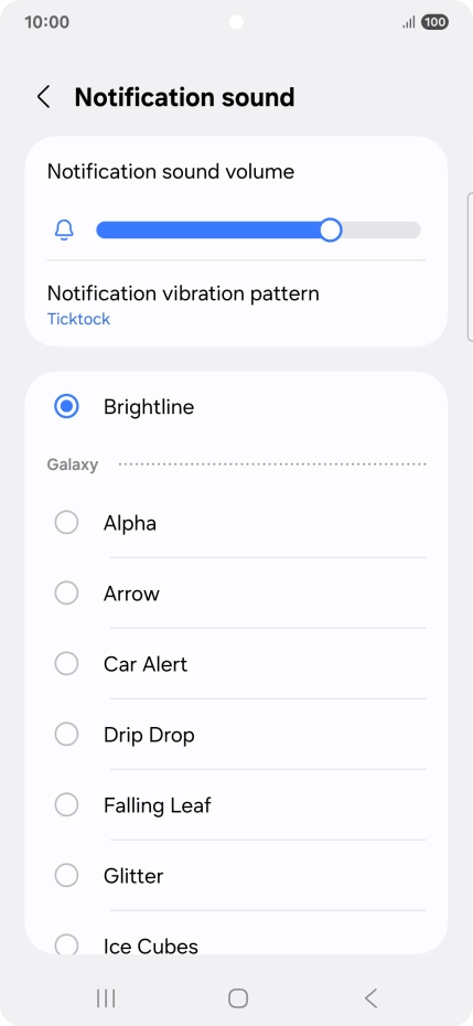 Press the required message tones to hear them.