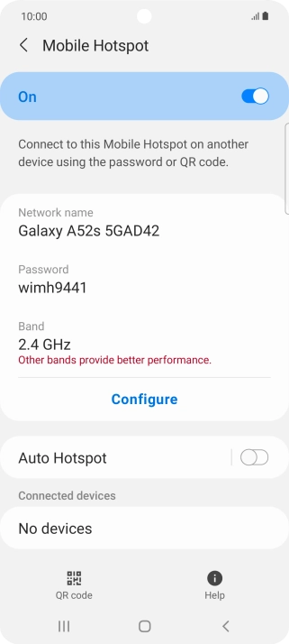 Press the Home key to return to the home screen.