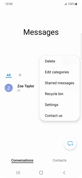 Press Settings. Press Settings.