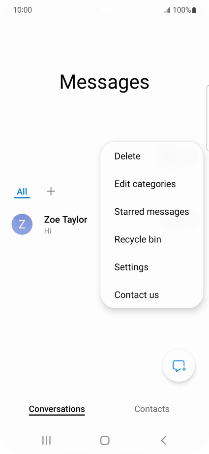 Press Settings. Press Settings.