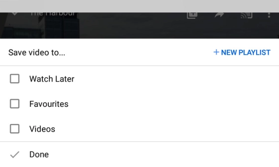Press the required playlist.