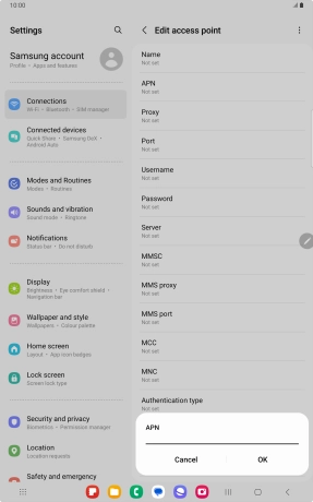Key in wap.vodafone.co.uk and press OK. Key in wap.vodafone.co.uk and press OK.