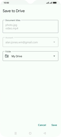 Press the field below 