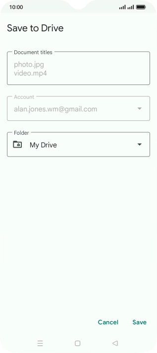 Press the field below 