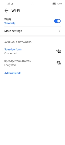 Slide your finger upwards starting from the bottom of the screen to return to the home screen.