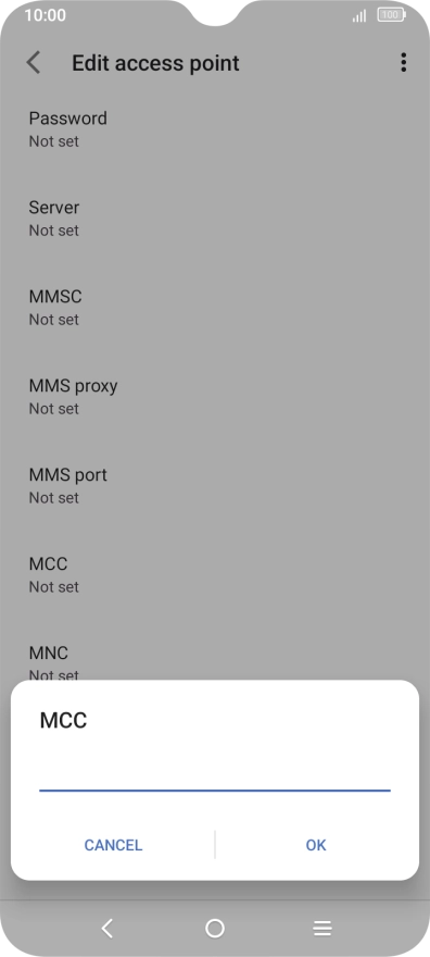 Key in 234 and press OK. Key in 234 and press OK.