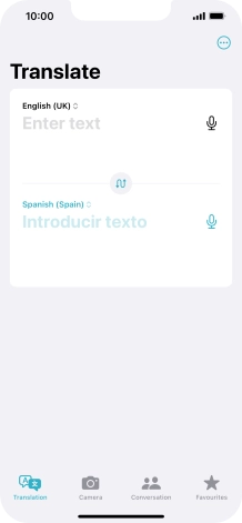 Press the first drop down list.