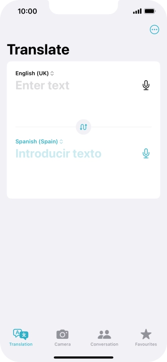 Press the first drop down list.