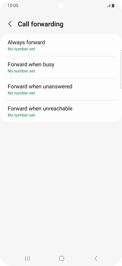Press the Home key to return to the home screen. Press the Home key to return to the home screen.