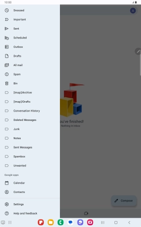 Press Settings. Press Settings.
