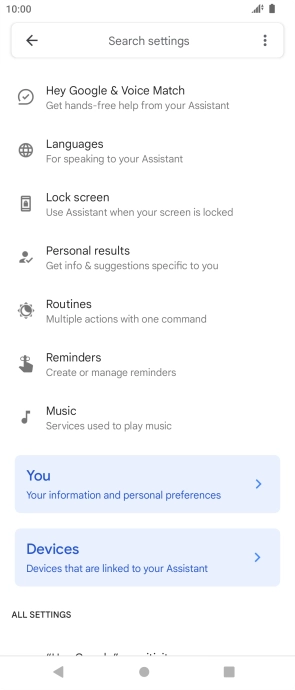 Press Hey Google & Voice Match.