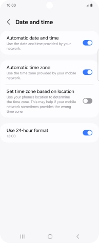 Press the Home key to return to the home screen.