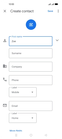 Press Surname and key in the required last name. Press Surname and key in the required last name.