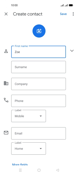 Press Surname and key in the required last name. Press Surname and key in the required last name.