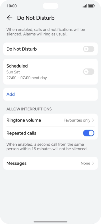Press the indicator next to Press the indicator next to