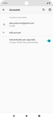 Press the Home key to return to the home screen.