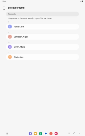 Press the field above 