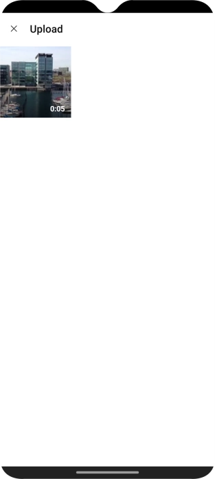 Press the required video clip.