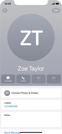 Slide your finger upwards starting from the bottom of the screen to return to the home screen.