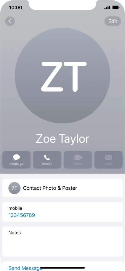 Slide your finger upwards starting from the bottom of the screen to return to the home screen.